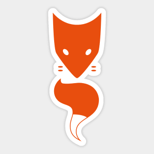 Red Fox Alba Sticker